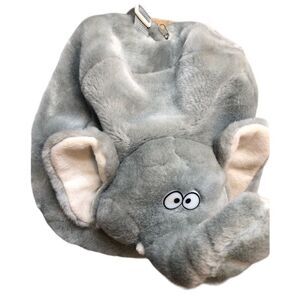 Elephant plush backpack with adjustable straps